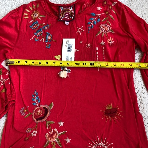 NWT Johnny Was Maris Puff Sleeve Knit top - Picture 4 of 4